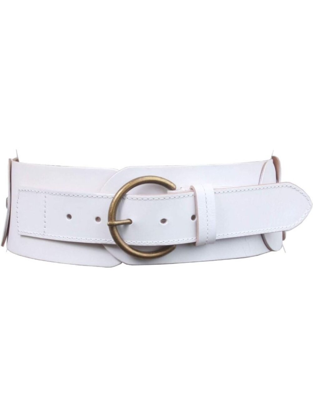 High Waist 3" Wide Braided Leather Belt - Full Grain Cowhide, Stylish & Durable